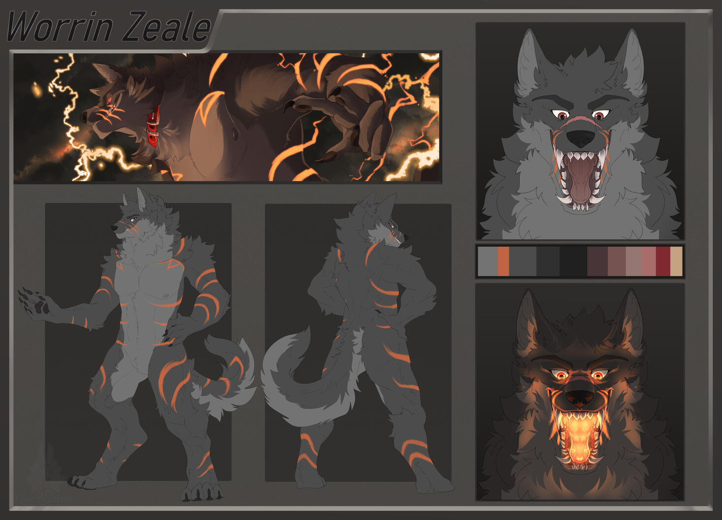 Worrin - Anthro/Furry-style ref